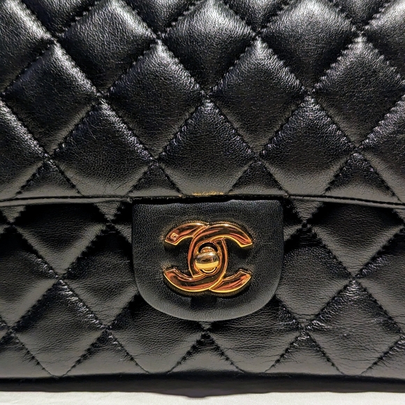 Chanel Matelasse Caviar Black Lambskin Quilted Timeless Square Backpack … - Picture 2 of 9